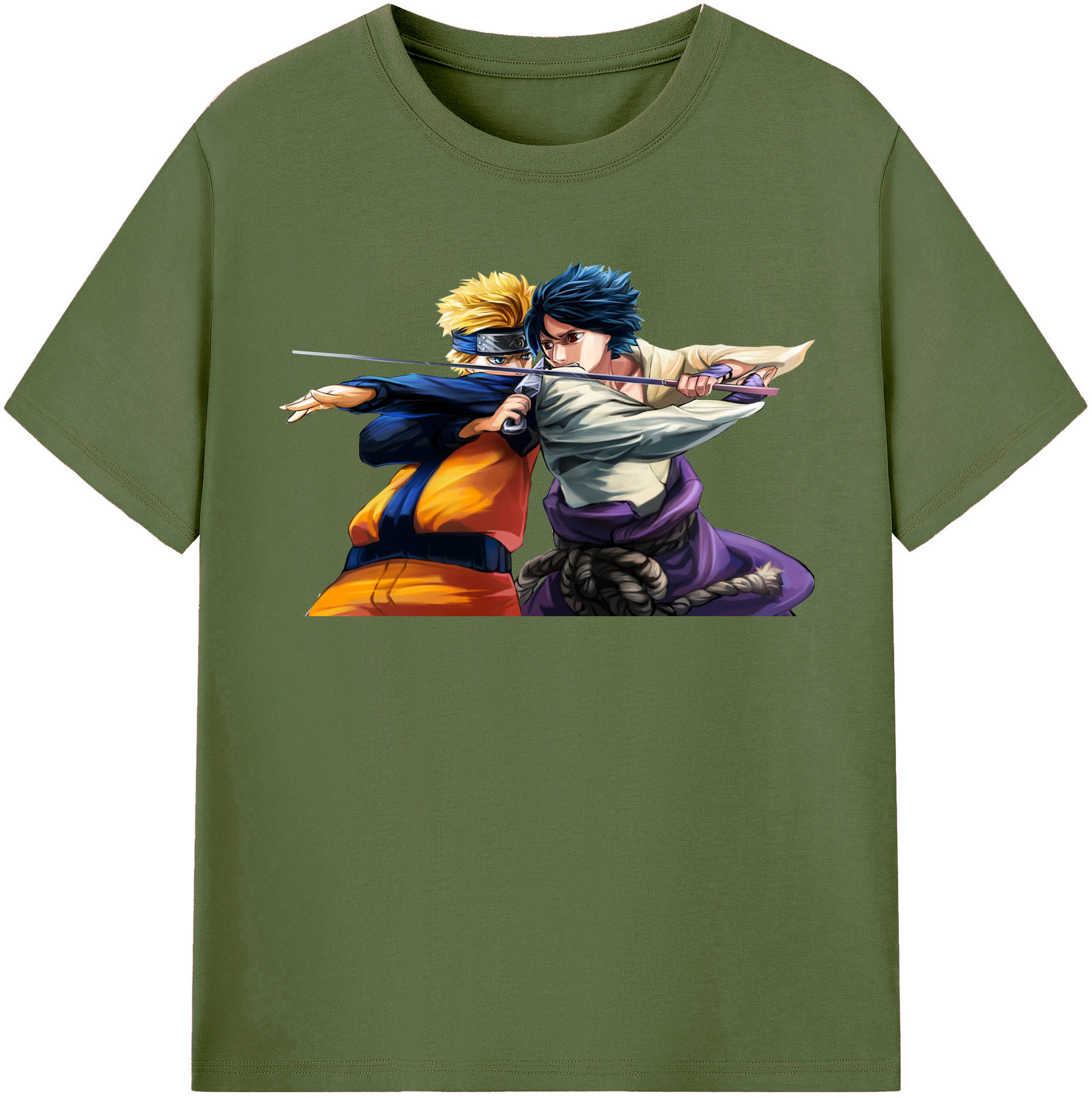 （画像用） NARUTO -ナルト- うずまき ナルト Uzumaki Naruto 綿100％半袖Tシャツ（フロントプリント）